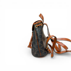 Celine Mini Folco Backpack Triomphe Canvas/Calfskin Tan