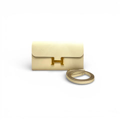 Hermes Constance To Go Epsom Cream GHW STAMP K