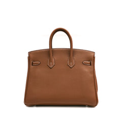 Hermès Birkin 25 Togo Golden Brown STAMP C
