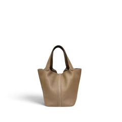Hermes Picotin 22 Clemence Etoupe SHW Stamp D