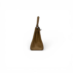 Hermes Kelly 25 Alligator Chai STAMP U
