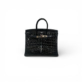 Hermes Birkin 25 Alligator Dark Bleu STAMP D