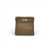 Hermes Kelly Ado II Backpack Clemence Etoupe STAMP D