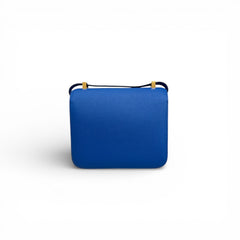 Hermes Constance 24 Epsom Blue STAMP C