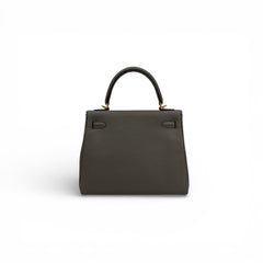 Hermes Kelly 25 Togo Etain 8F STAMP Y