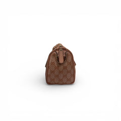 Gucci Mini Boston Bag Pink GG Crystal Canvas