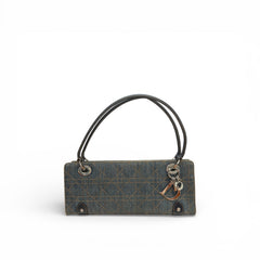 Dior East West Lady Dior Denim Bag