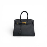 Hermes Birkin 30 Togo Black GHW STAMP U