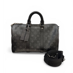 Louis Vuitton Keepall 35 Monogram Eclipse Canvas