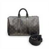 Louis Vuitton Keepall 35 Monogram Eclipse Canvas