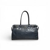 Prada Medium Bonnie Bag Calfskin Blue
