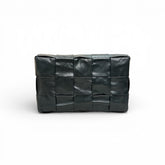 Bottega Veneta Cassette Bag Calfskin Dark Green