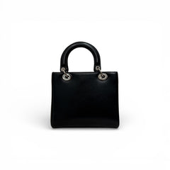 Dior Medium Lady Dior Bag Patch Calfskin Black