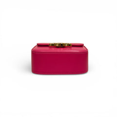 Celine Mini Claude Bag Triomphe Canvas / Calfskin Pink