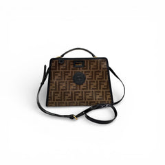 Fendi Mini Peekaboo Bag with Defender Cover