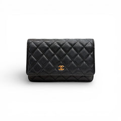 Chanel Classic Wallet On Chain Caviar Black