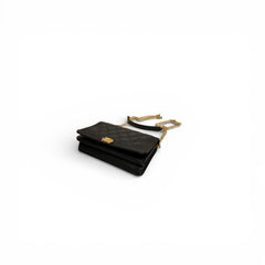 Chanel Boy Wallet On Chain Caviar Black (Microchip)
