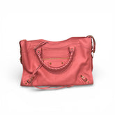 Balenciaga Medium Classic Le City Bag Lambskin Pink