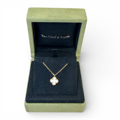 Van Cleef & Arpels Sweet Alhambra Pendant, Mother-of-pearl, Yellow Gold