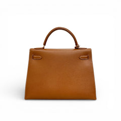 Hermes Kelly 32 Epsom Gold SQUARE B