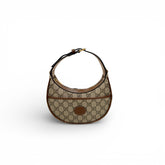 Gucci Mini Half-Moon Bag GG Monogram Beige