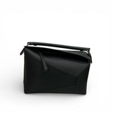 Loewe Medium Puzzle Bag Calfskin Black