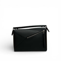 Loewe Medium Puzzle Bag Calfskin Black