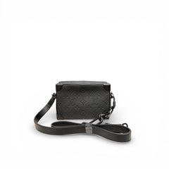 Louis Vuitton Mini Soft Trunk Monogram Taurillon Black