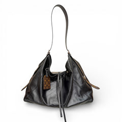 Louis Vuitton CarryAll Vibe MM Lambskin Black