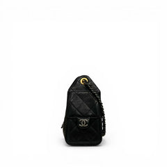 Chanel Mini 25 Bag Shiny Calfskin Black (Microchip)