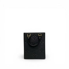 Louis Vuitton Petit Sac Plat Bag Empreinte Black