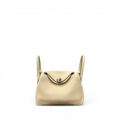 Hermes Mini Lindy Clemence Nata STAMP Z