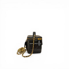 Chanel Polly Pocket Top Handle Lambskin Black
