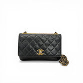 Chanel Trendy CC Wallet on Chain Lambskin Black