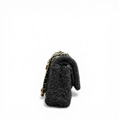 Chanel Medium Classic Flap Bag Tweed with Sequins