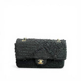 Chanel Medium Classic Flap Bag Tweed with Sequins