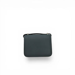 Hermes Mini Constance Chevre Mysore Grey STAMP K