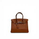 Hermes Birkin 30 Gold Taurillon Clemence SQUARE J