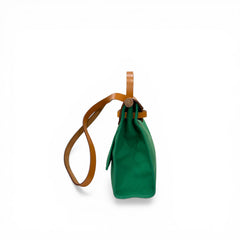 Hermes Herbag 31 Green STAMP Y