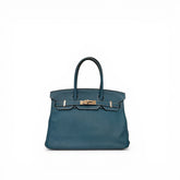 Hermes Birkin 30 Togo Blue Jean SQUARE P