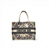 Dior Medium Dior Book Tote Multicolour Floral Embroidery