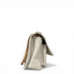 YSL Saint Laurent Medium Niki Bag Calfskin White