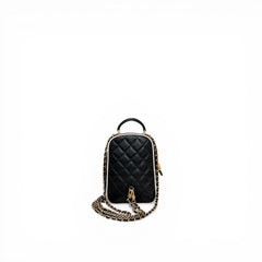 Chanel 25P Mini Backpack Lambskin Black