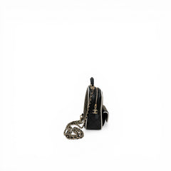 Chanel 25P Mini Backpack Lambskin Black
