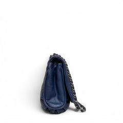Chanel CC Curvy Flap Bag Calfskin Blue