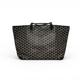Goyard Artois MM Tote Bag Goyardine Canvas/Calfskin Black