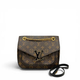 Louis Vuitton Passy Monogram Canvas Black/Gold