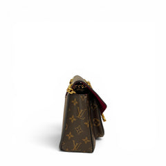 Louis Vuitton Passy Monogram Canvas Black/Gold