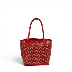 Goyard Mini Anjou Bag Canvas / Calfskin Red
