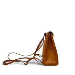 Hermes Kelly Ado Backpack Gold Clemence STAMP D